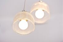 Lampa wisząca MORA 4  LINE AZ211 Azzardo  Nowoczesna minimalistyczna   szklane klosze o nieregularnej strukturze - 3