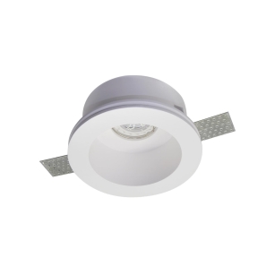 Lampa sufitowa wpuszczana HERA GIPS ROUND M WH AZ3465 Azzardo Nowoczesna okrągła 