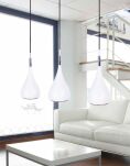 Lampa wisząca SPELL AZ0287 Azzardo Niepozorna i delikatna klosz z żelaza biały - 2