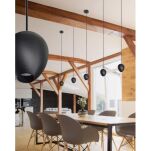 Lampa wisząca  OVUM 1 PENDANT DOWNLIGHT AZ3096 Azzardo Nowoczesna do zabudowania CZARNA - 4