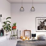 Lampa wisząca KANE BLACK 1xE27 MILAGRO MLP4794  - 2