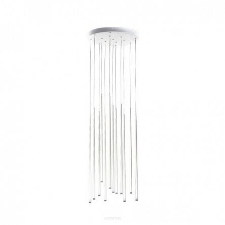Lampa wisząca LOUISE 12 AZ3421 nowoczesna biała stożki