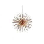 Lampa wisząca SIRIUS 110 Azzardo  Przyciągająca spojrzenia niestandardowa forma miedź / chrom  - 2