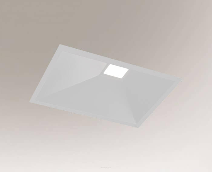 Lampa wpuszczana UBE IL 7375 Shilo Nowoczesna LED biała 26 cm