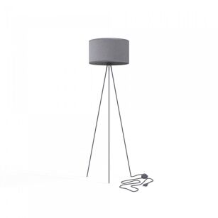 Lampa podłogowa Cadilac I E27 szara 156cm 7992