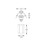 MB3523-2-EBCN NIRA KINKIET CZARNY/BLACK ZUMALINE - 3