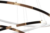 Lampa wisząca WHEEL 3 DIMM Nowoczesna awangardowa 3 okręgi ściemnialna  - 8