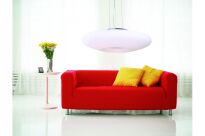 Lampa wisząca PIRES 60  AZ0278 Azzardo Nowoczesna w kształcie spodka biała średnica 60 cm - 5