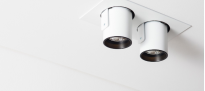 Lampa wpuszczana Auro Base 60x2 WP Labra  4.1167 prostokątna podstawa tuby dwie techniczne regulowane wystające LED różne kolory wykończenia - 2