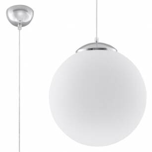 Designerska Lampa Wisząca Piękne Szkło UGO 30 KULA SOLLUX LIGHTING SL.0264