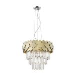 Lampa wisząca QUASAR P0506-06A-F4E3 NOWOCZESNA ZŁOTA KRYSZTAŁKI - 3
