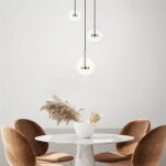 P0428-03L-L4AC ENCELADUS LAMPA WISZĄCA ZŁOTA/GOLD ZUMALINE - 3