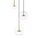 P0428-03L-L4AC ENCELADUS LAMPA WISZĄCA ZŁOTA/GOLD ZUMALINE - 2