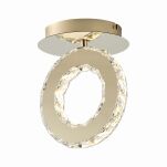 Lampa sufitowa kryształowa GIRONA złota LED Zuma Line MX3713-1-3GT - 3