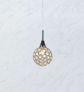 Lampa wisząca CORA  107066 Markslojd kryształk kulisty kształt klosza