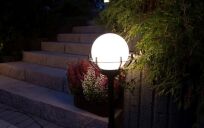 Lampa zewnętrzna stojąca KULE Z KOSZYKIEM 200 K 4011/1/KPO SU-MA  - 4