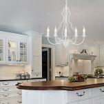 Lampa wisząca MARGARET 6330 Nowodvorski VINTAGE biała  - 2