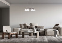 Lampa wisząca Montiela PND-34374-6-BK Italux - 2