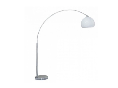 Lampa podłogowa GIO AZ0016 Azzardo Łukowa lampa stojąca marmurowa podstawa