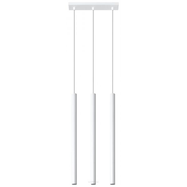 Designerska Lampa Wisząca PASTELO 3 Biała Zwis Led SOLLUX LIGHTING SL.0466