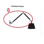 Podstawa / wysięgnik kinkietu lampy ściennej ZYTA S WALL Czarna - 2