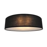 Lampa sufitowa CLARA  ZumaLine Klasyczny plafon średnica 30 lub 40 cm biała czarna - 2