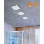 Lampa sufitowa wpuszczana SLIM SQUARE 9 AZ2833 Azzardo Kwadratowa oprawa w kolorze czarnym LED IP44 - 2