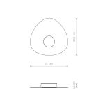 Plafon Organic I GX53 czarny 8303 - 2
