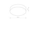 Plafon LED Arena 18W 1600lm 4000K srebrny Ø40,5cm 10183 - 2