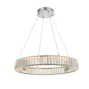 Lampa wisząca SPARK PENDANT 60 DIMM chrom/kryształ Azzardo AZ5789