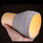 Lampa wisząca CONCRETE szary beton 12 cm ST-5220-grey szary loftowy klosz - 3