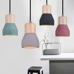 Lampa wisząca CONCRETE szary beton 12 cm ST-5220-grey szary loftowy klosz - 4