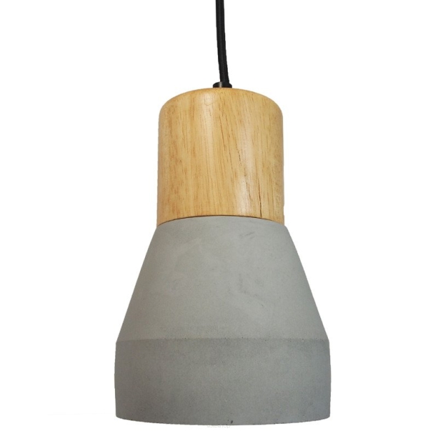 Lampa wisząca CONCRETE szary beton 12 cm ST-5220-grey szary loftowy klosz