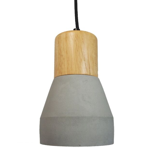 Lampa wisząca CONCRETE szary beton 12 cm ST-5220-grey szary loftowy klosz