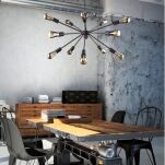 Lampa wisząca ROD 9733 Nowodvorski Retro industrialna czarna  - 3