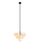 Lampa wisząca MERLOT 107911 Makslojd czarna szklane białe klosze kiść winogrona - 2