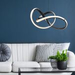 MD9717-1-3BCD INDIGO LAMPA WISZĄCA CZARNY CHROM ZUMALINE - 5
