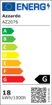 Kinkiet lampa ścienna RADO 60 Azzardo Łazienkowa nad lustro IP44 chrom 3000K/4000K - 3