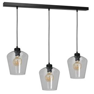 Lampa wisząca SANTIAGO CLEAR transparentne klosze 3xE27 MLP6608 