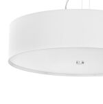 Lampa wisząca VIVIANE 6772 Nowodvorski Biała nowoczesna metal-szkło  - 2