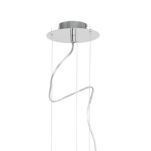 Lampa wisząca VIVIANE 6772 Nowodvorski Biała nowoczesna metal-szkło  - 4