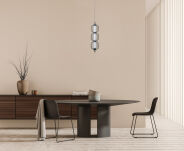 Lampa wisząca Pedro PND-34405-3V-BK Italux - 2