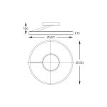 MX3689-1L-3BGT MALU LAMPA SUFITOWA ZUMALINE - 4