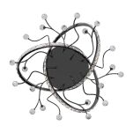 MX3481-1S-3BCT MAIA LAMPA SUFITOWA CZARNA/BLACK ZUMALINE - 4