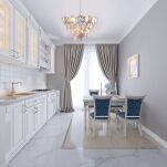 Lampa wisząca DIANA chrom MILAGRO ML5985   - 2