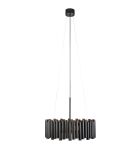 Lampa wisząca LEVEL 107925 Markslojd Klosz  z czarnych rurek zachwycająca - 2