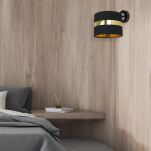 Kinkiet PALMIRA BLACK/GOLD MILAGRO MLP6317 - 2