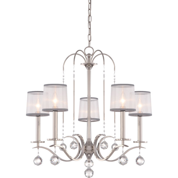 Lampa wisząca WHITNEY QZ-WHITNEY5 QUOIZEL Ozdobna elegancka