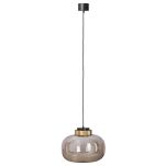 Lampa wisząca BOOM LED bursztynowo złota 35 cm  - 3