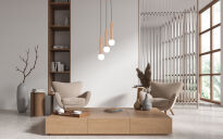 Lampa wisząca Filano PND-33574-3-WD Italux - 2